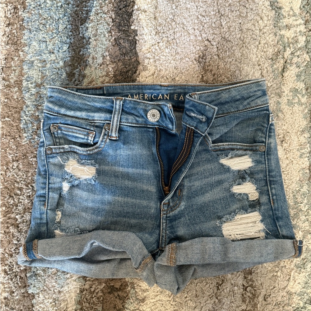 American Eagle Outfitters Blue Denim Shorts